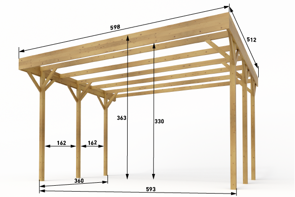 Weidehütte für Pferde 511x605