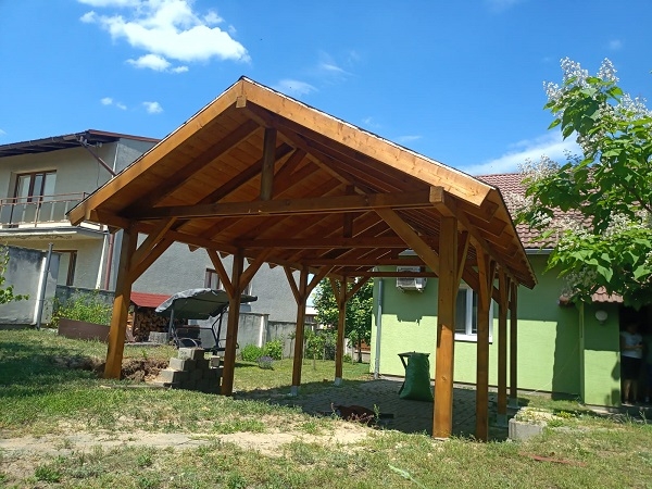 Carport für 1 Auto 350x600