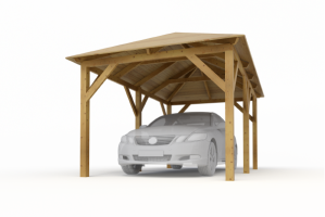 Einzelcarport Exclusive 290x490 cm