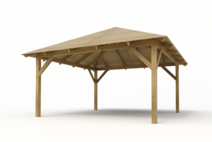 Holz-Pavillon Kuba L 465x465 cm