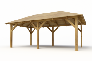 Holz-Pavillon Viktoria L 355x605 cm