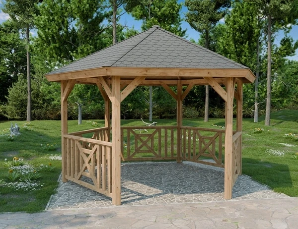 Holz-Pavillon Comfort