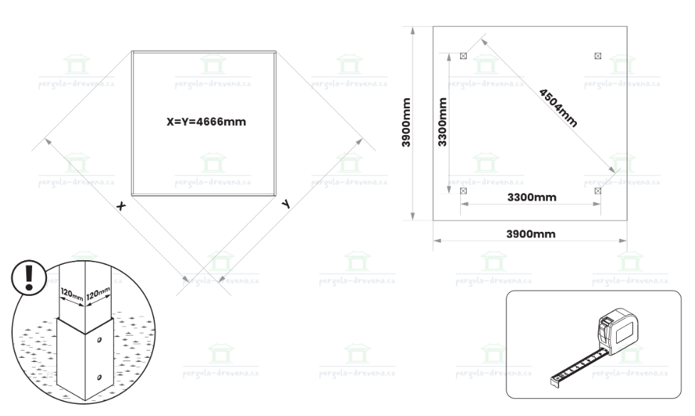 Holz-Pavillon Sicílie+Grande 330x330