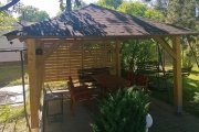 Holz-Pavillon Sicílie 390x390 cm