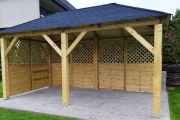 Holz-Pavillon Viktoria 290x490 cm