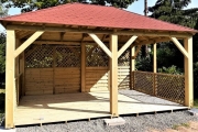 Holz-Pavillon Viktoria 290x490 cm