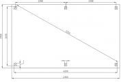 Holz-Pavillon Viktoria 290x490 cm - pfostenstärke 12x12 cm