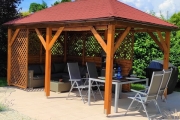 Holz-Pavillon Viktoria 290x490 cm