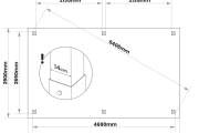 Holz-Pavillon Viktoria 290x490 cm