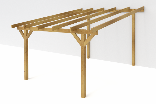 Terrassenüberdachung Classico Tiefe ab 500 cm - BSH