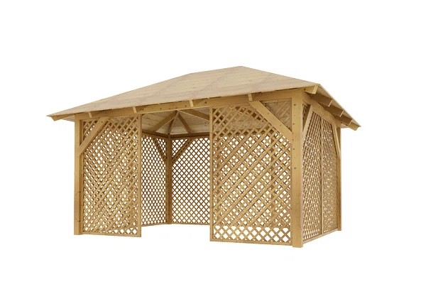 Holz-Pavillon Ibiza+Ester 300x400