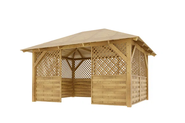 Holz-Pavillon Ibiza+Rimini  300x400