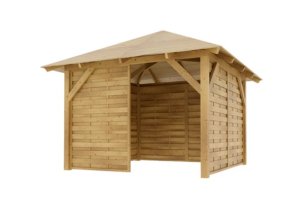 Holz-Pavillon Kreta+Roma 300x300