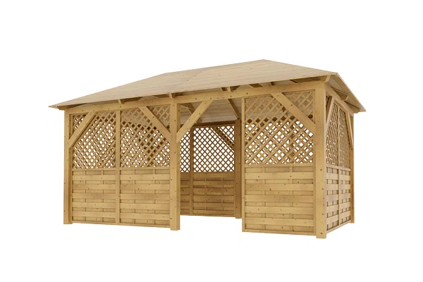 Holz-Pavillon Viktoria+Rimini 270x470