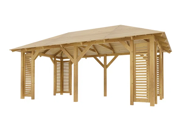 Holz-Pavillon Viktoria L+Verona 290x540