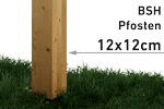 Pfostenstärke BSH 12x12cm SKU: 80302K (+ 190 €)