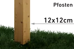 Pfostenstärke 12x12cm SKU: 80302 (+ 0 €)
