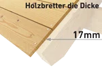 Holzbretter die Dicke 17mm (+ 0 €)