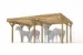 Weidehütten und Unterstände für Pferde holz pavillon