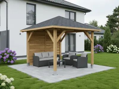 <span class="jp_product_title">Holz-Pavillon Borneo+Roma 265x265</span>