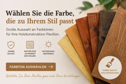 Wählen Sie die Farbe Ihrer Holzkonstruktion