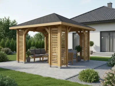 <span class="jp_product_title">Holz-Pavillon Sicílie+Verona 330x330</span>