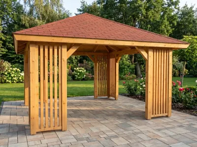 <span class="jp_product_title">Holz-Pavillon Kuba L 400x400 Prestige Premium</span>