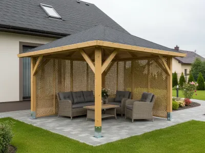 <span class="jp_product_title">Holz-Pavillon Sicílie+Milano 330x330</span>