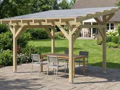 <span class="jp_product_title">Freistehender Holzpavillon „Classico BSH“ 350x300</span>