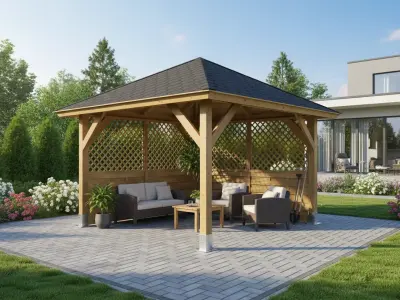 <span class="jp_product_title">Holz-Pavillon Kreta+Rimini 300x300</span>